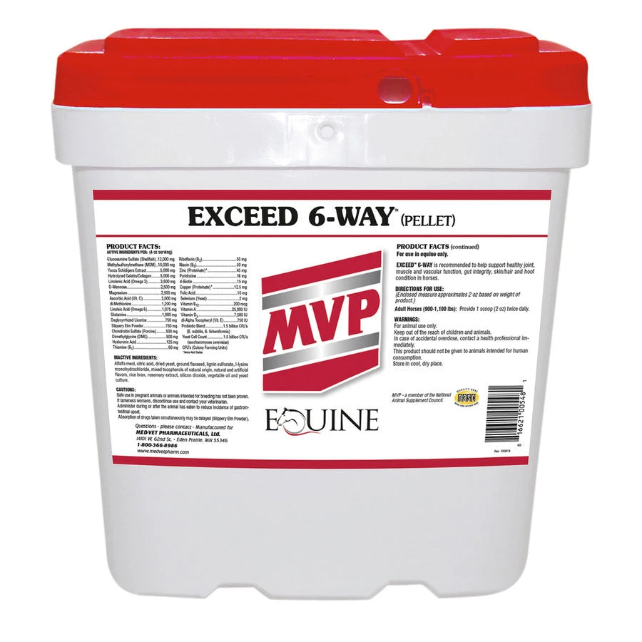 Med-Vet Exceed 6-Way Pellets 16 Lb 1 Med-Vet Exceed 6-Way Pellets 16 Lb
