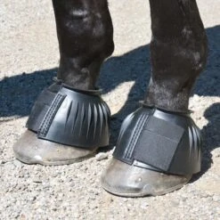 Bell Boots Rubber Ribbed With EZ Pull Fasteners 15 Bell Boots Rubber Ribbed With EZ Pull Fasteners -Finish Line Horse Shop 8838b c1105