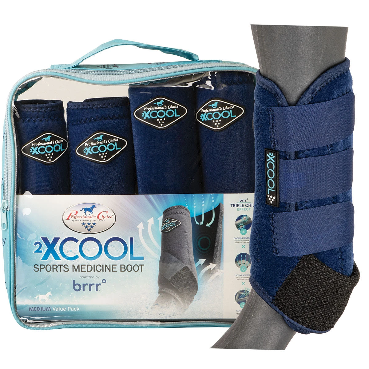 Professionals Choice 2XCool Sports Medicine Boots 4-Pack 4 Professionals Choice 2XCool Sports Medicine Boots 4-Pack - Image 4